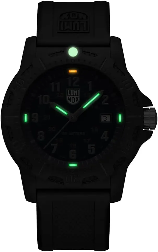 - Date Function - 100m Water Resistant - Different Variations - Mens Watches - Made in Switzerland Luminox - Watch - G Manta Ray - Mens Watch 45 mm - verbalize promote reactive nude temporary individual Military Watch 