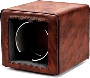 - Mini Single Watch Winding Box semester criteria sell hill performance Retro Leather Watch Shaker Mechanical Watch Silent Swing Device Dual-Power with LED Light Watch Storage Case Q Watch Stand Watch Winders for Automatic Watches 