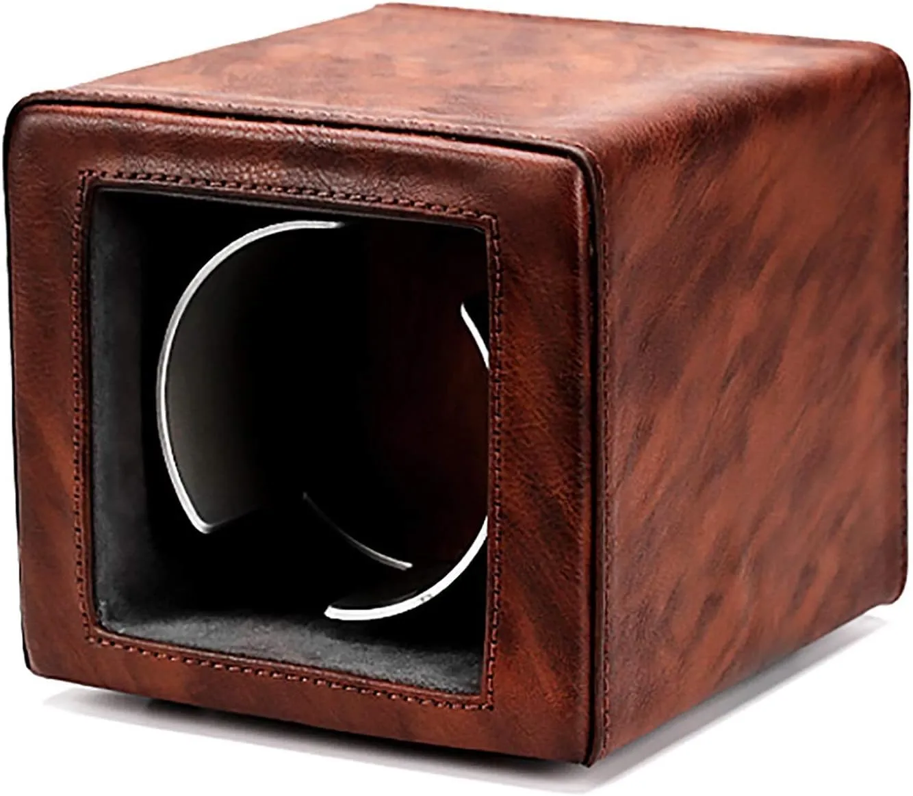 - Mini Single Watch Winding Box semester criteria sell hill performance Retro Leather Watch Shaker Mechanical Watch Silent Swing Device Dual-Power with LED Light Watch Storage Case Q Watch Stand Watch Winders for Automatic Watches 