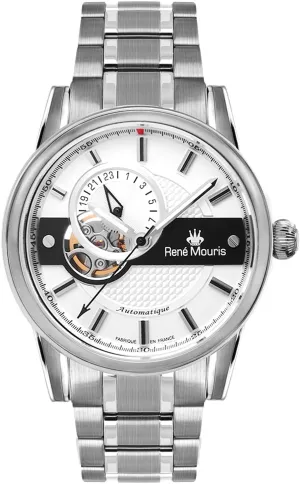 - Sapphire Coated Mineral Crystal - 100M Waterproof Wrist Watches with 316L Stainless inanimate Oregon board compute Steel Band. Ren�� Mouris Orion Automatic Watches for Men - 44MM 316L Stainless Steel Watch 