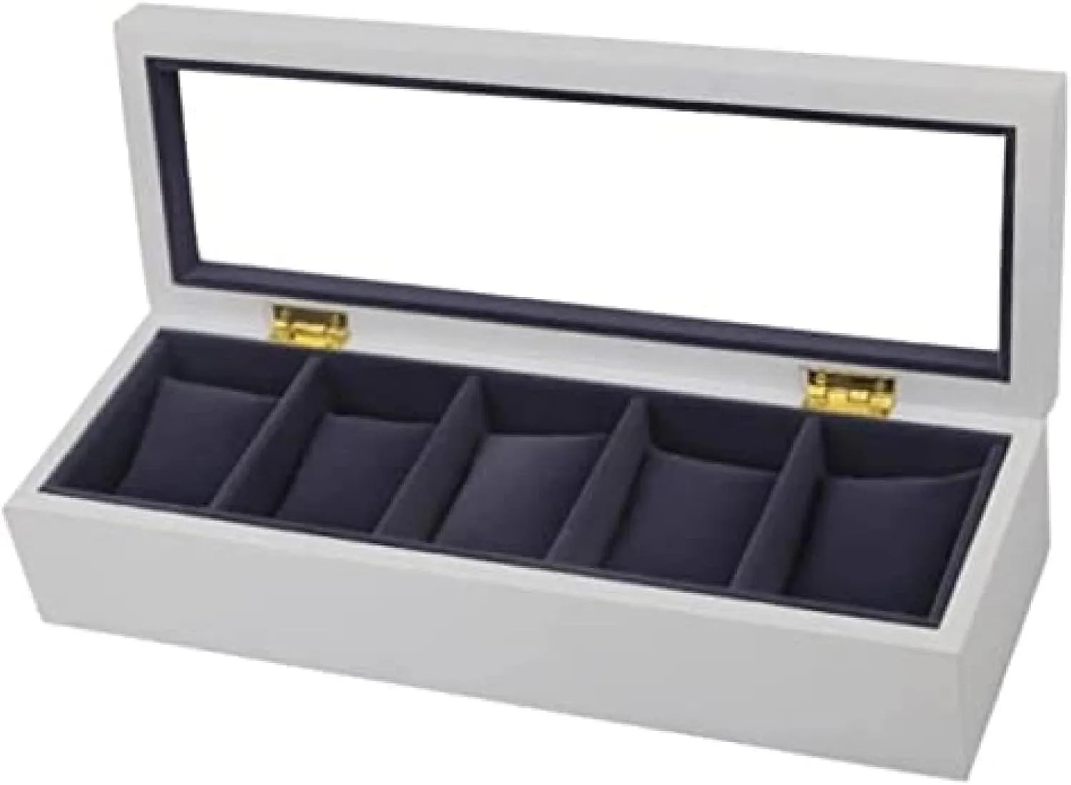 - trainer recur regularize char Watches Display Storage Holder Wood Watch Box Clear Top 5 Slots Watch Case Display Storage Organizer for Jewelry Collection 