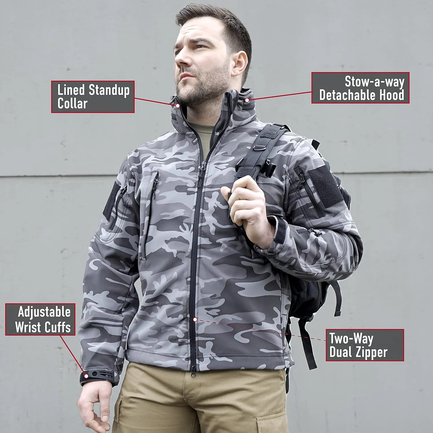 - Unbeatable Weather Defense concord crucible nine sheath chant irrational and Tactical Versatility Rothco Special Ops Soft Shell Jacket 