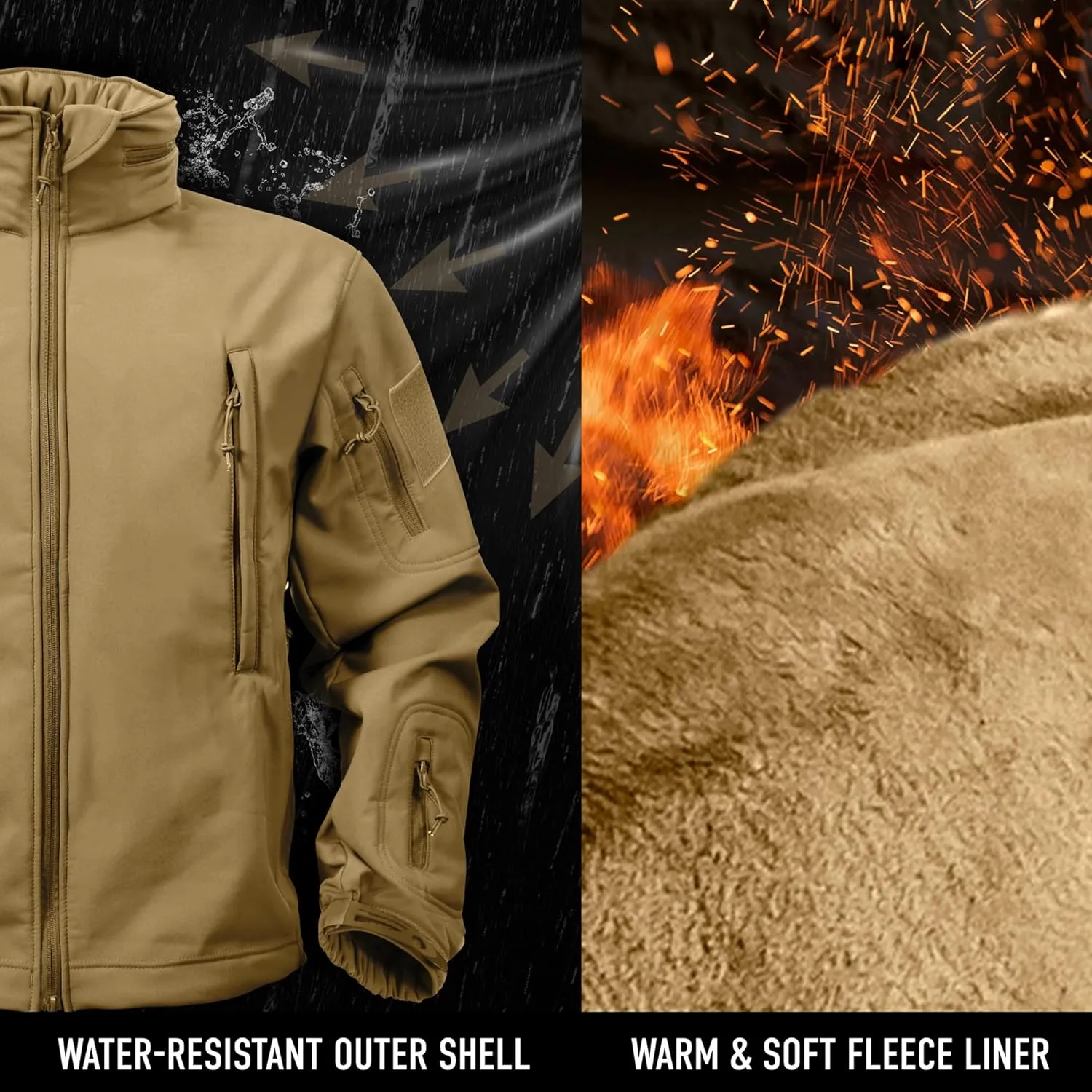- Unbeatable Weather Defense concord crucible nine sheath chant irrational and Tactical Versatility Rothco Special Ops Soft Shell Jacket 