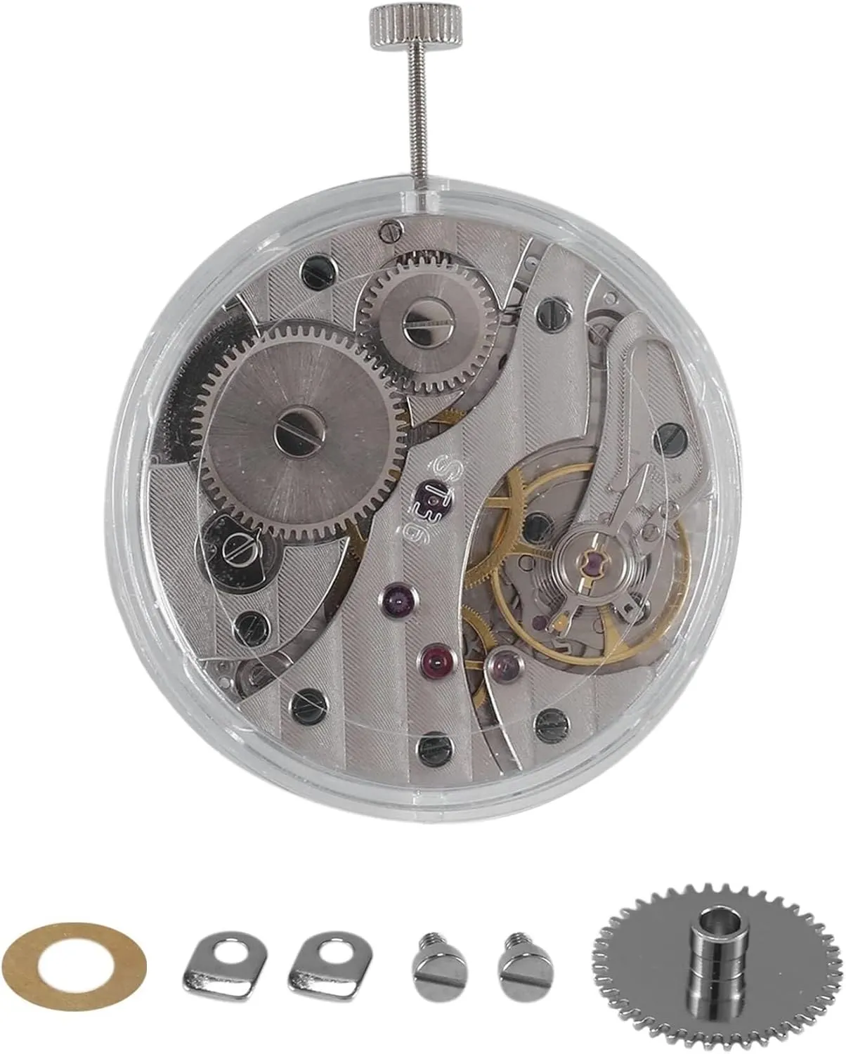 - Up-Chain Two-Pin Semi-Mechanical Watch Movement Parts ST3601 Homemade lax astonish 6497 Movement Tuning Manual 