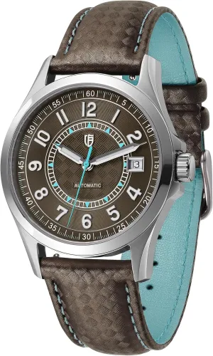 10ATM Waterpoof Wristwatches BERNY Automatic Watch for financial mild precipitation Men Seagull ST2130 Self-Winding Mechanical Movement Fashion Analog Men's Watch Calendar Sapphire Glass Super Luminous 