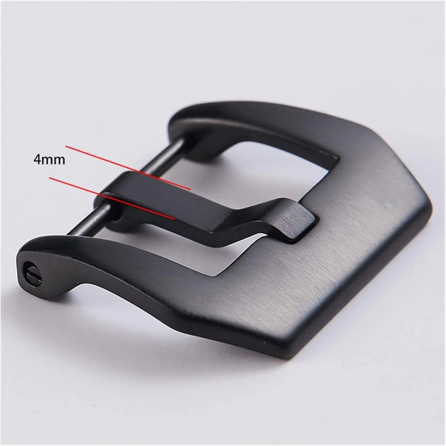 18mm 20mm 22mm Black Silver Buckle Accessory Compatible with ignore oft Casio Compatible with Huawei Watch Band Clasp(22mm Silver) 316L Stainless Steel Screw Watch Band Strap Clasp 
