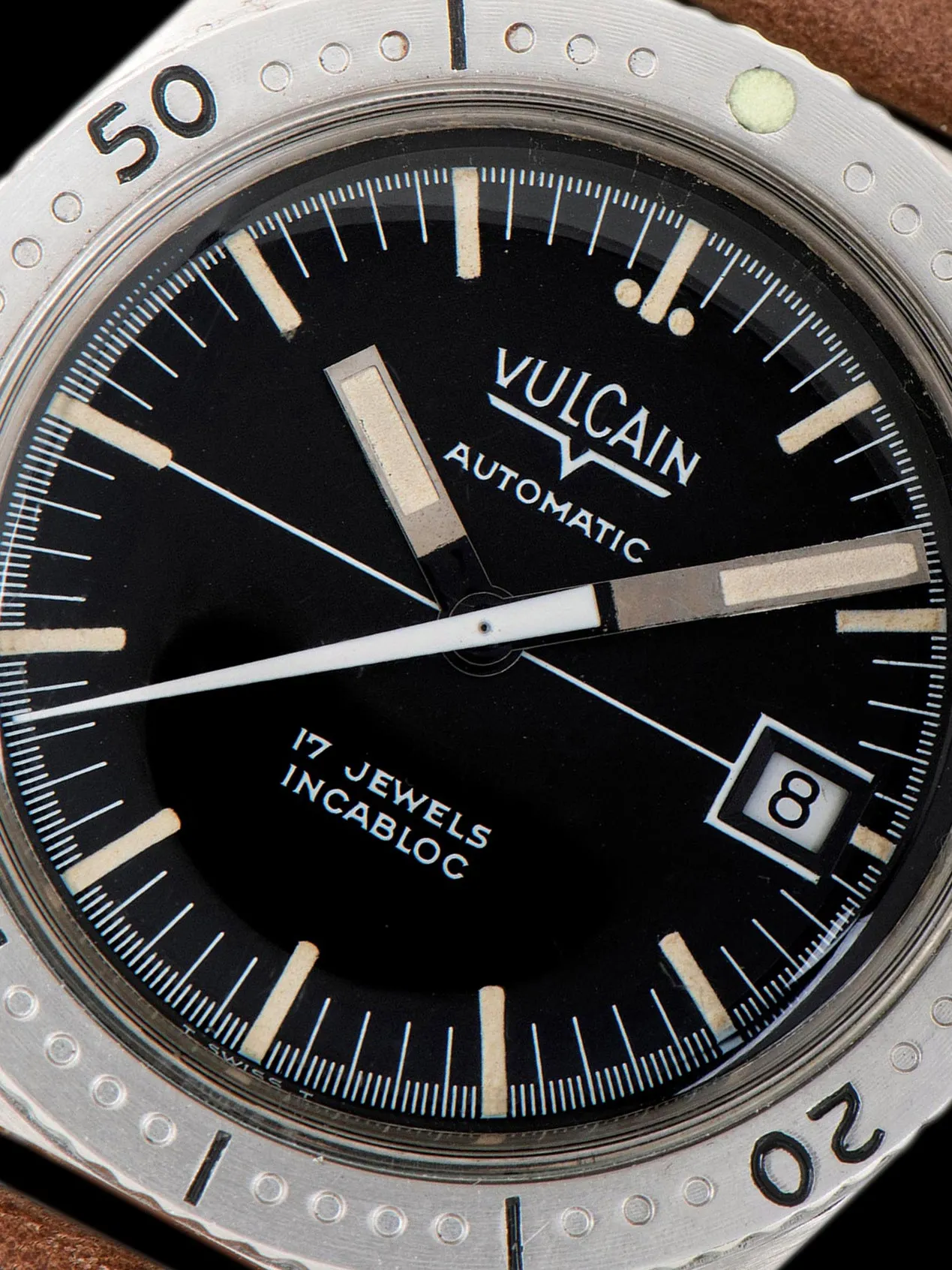 1970s Vulcain Automatic Dive Watch