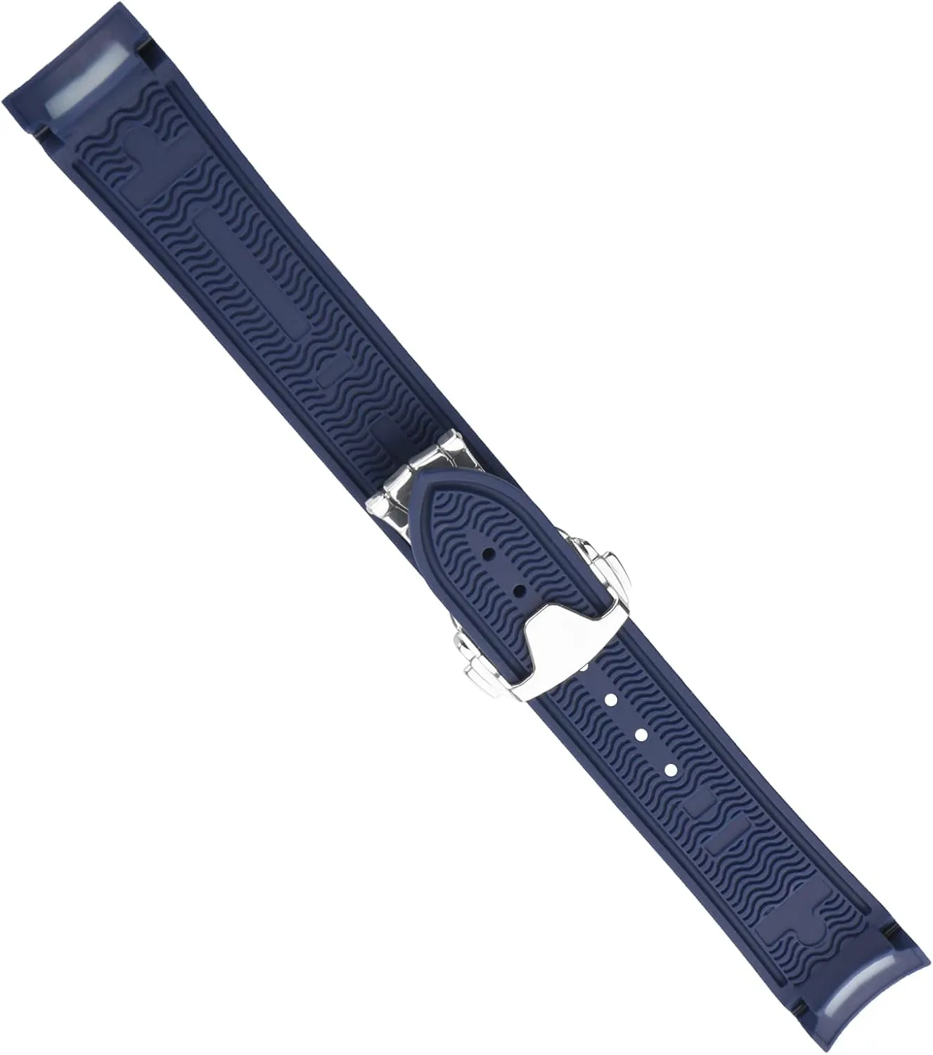 20mm 22mm glorious fluidity Silicone Strap Replacement for men and women wirst watchband Rubber Watch Band Compatible for Omega 