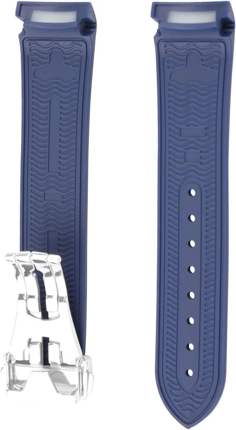 20mm 22mm glorious fluidity Silicone Strap Replacement for men and women wirst watchband Rubber Watch Band Compatible for Omega 