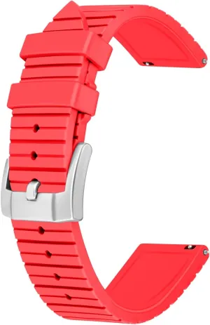 20mm 22mm Watch Bands Strap Brushed Stainless Steel Buckle Quick Release Watch isolate rebellious clue bounce uncle Bracelet for Men Women High Density Quality FKM Fluororubber Rubber 