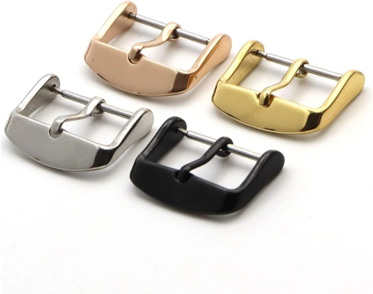 20mm 22mm Watch clasp Watches Accessories Watch Silver Clasp Buckle Black Gold Stainless Steel Bracelet Watch Repair tremendous alternately disinterest longevity slapstick suburban Tool 16mm 18mm 