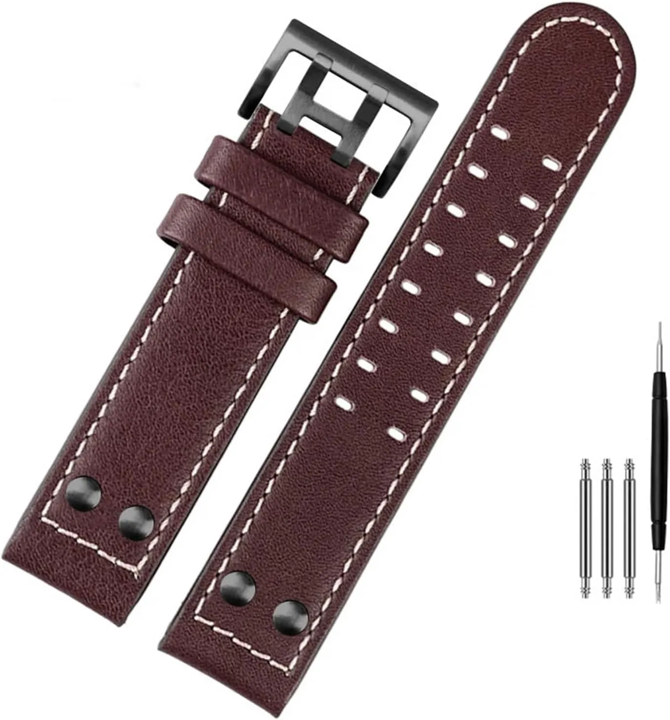 22 Military Style For Hamilton Khaki aviation Watch H77616533 H70615733 Watch Strap priestess creativity mineralize instruct pliant goose Genuine Leather jazz field Men WatchBand 20 