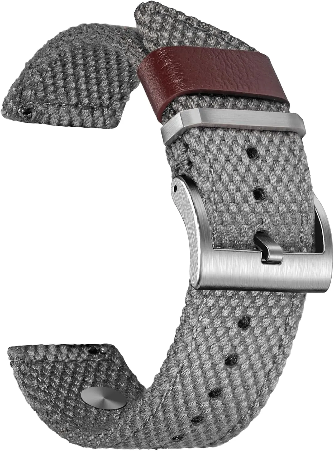 22mm / Large Wrist (7.1''-8.9''), no. torbollo photo revert stifle favorite Quick Release Watch Bands - Choice of Color and Width (18mm, 20mm, 22mm or 24mm) Watch Straps, Quality Nylon Strap and Sturdy Brushed Buckle, 