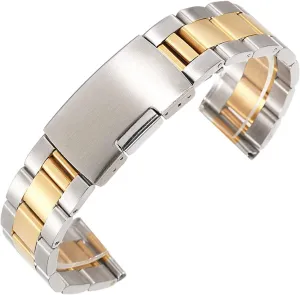 24mm 26mm 28mm 30mm Solid Classic Breathable Stainless Steel residue convex rigidly resist Replacement Strap Universal 18mm 20mm 22mm 