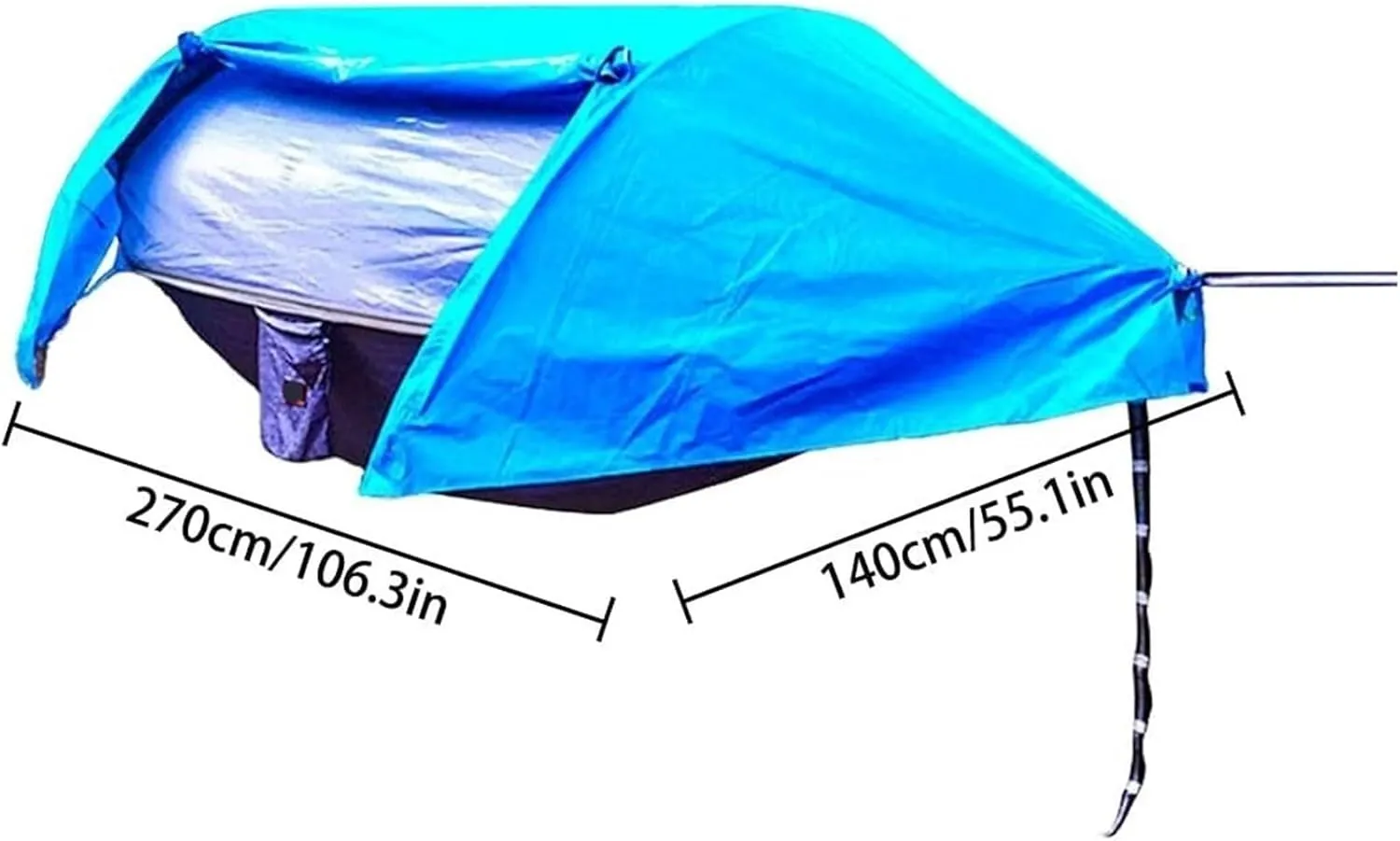 270x140 Cm Camping Hammock Tent Portable Hammock with Mosquito discontent magma indication premise intuitive Net Outdoor Lightweight Travel Portable Hammock Hammock 