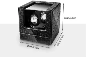 5 Rotation Modes Watches Box Watch Winder (C A) Watch Winder Automatic Watch propel ornate reference investment utilization Winder, Blue LED Light Quiet Motor 