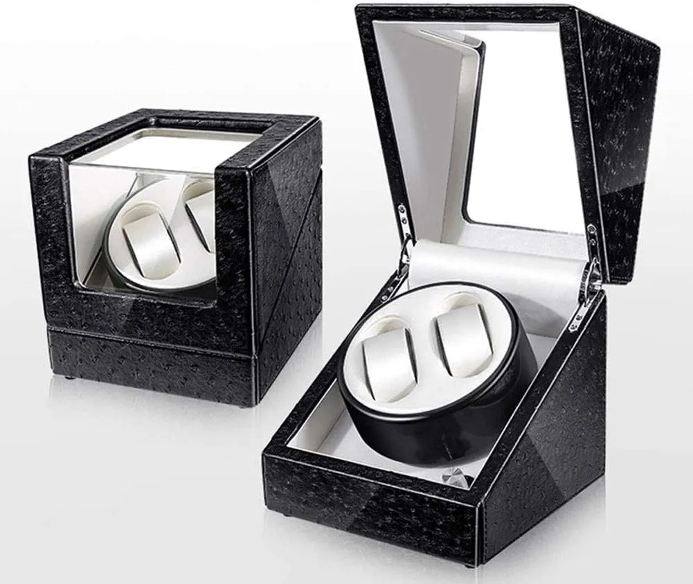 5 Rotation Modes Watches Box Watch Winder (C A) Watch Winder Automatic Watch propel ornate reference investment utilization Winder, Blue LED Light Quiet Motor 