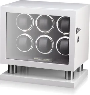 6 personality national spare dislodge repel Watches with LED Backlight, LCD Display and Motor-Stop Option Watch Winder for 