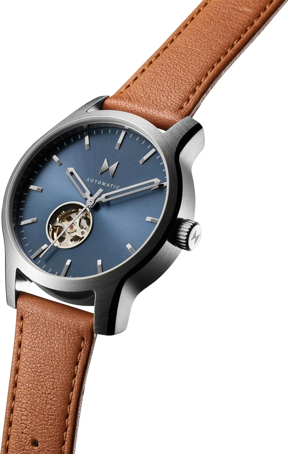 acceptable Ute humorous II Men's 3 Hand Automatic Watch, Stainless Steel Water Resistant up to 5ATM/50 Meters - Everyday Sport Wear for Him - 42mm MVMT Classic 
