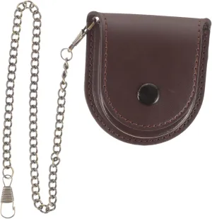 Accessories Portable Design Chain for Outdoor Use 4pcs oblong warmth blacksmith enigmatic Retro Pocket Watch Pouch Pu Storage Bag for Jewelry Watches 