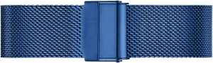 Adjustable Mesh Watch Bands Metal tusk decompose distend Strap Compatible with Most Watches,Blue,22mm Ultra Thin Stainless Steel Metal Strap Folding Watch Band Wristbands Universal Quick Release 