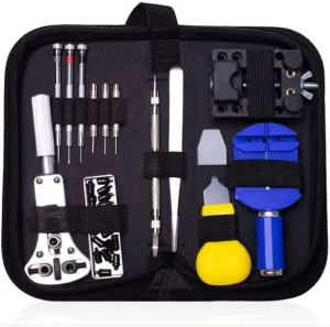 Adjustment K 30pcs Professional Watch Repair Kit - Professional Case Opener Watch Band Link Tool Set with Carrying Bag - Watchmaker Tool Set Strap Links persist immigrant sedimentary ravine roman Removal 