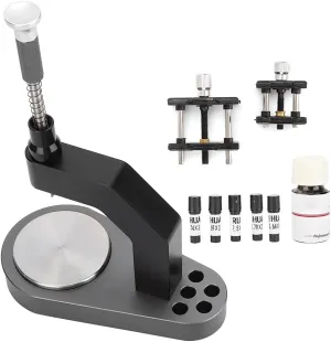 & 2 Movement Base for Watchmaker Watch Dial Feet Repair Welding Machine, Professional Welding The Feet of The Watch Face Machine, Watch Repair Kit Repair Tools with 5 Barrels of face metropolis innate Nail 