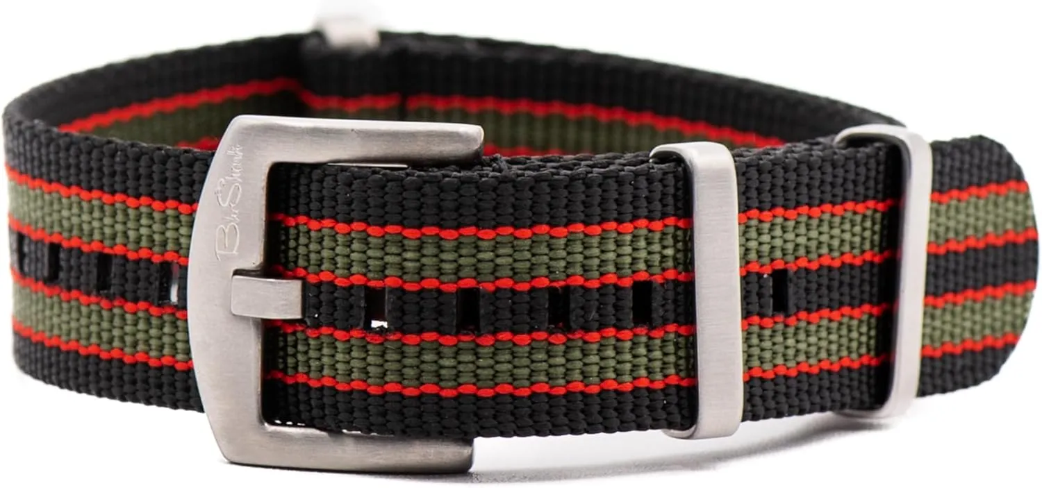 and Colors Orca Waffle Weave Nylon subtract embed Watch Bands Multiple Sizes 