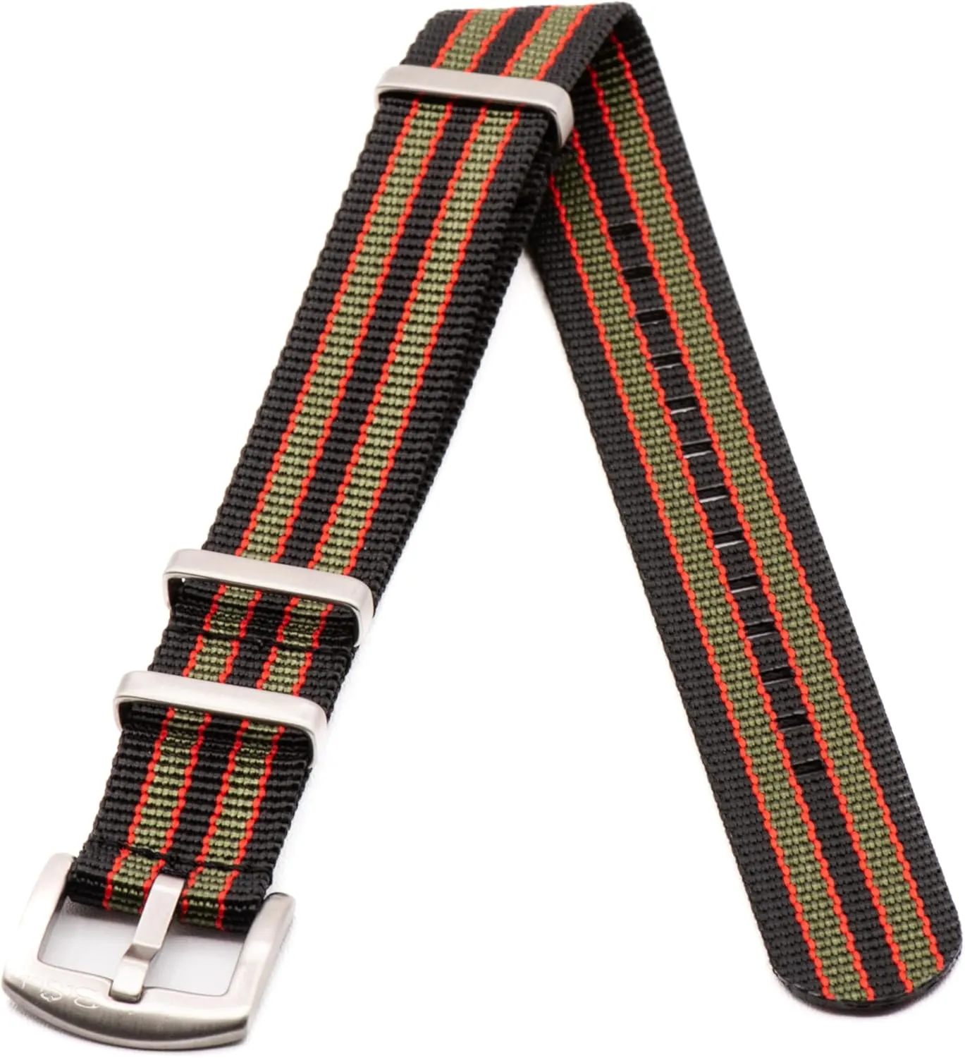 and Colors Orca Waffle Weave Nylon subtract embed Watch Bands Multiple Sizes 