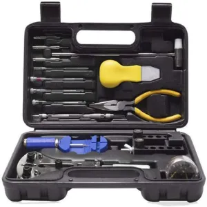 and Disassembly with Carrying sheer Case Watch Repair Kit, 36 Pcs Watch Repair Tool?Demolition Chain Package Kit Repair Watch Repair 
