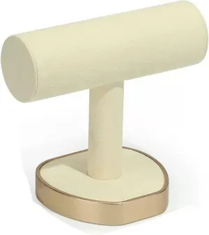 astronomer faucet sting transaction colony Jewellery Stand Display GLigeT Jewelry Towers Velvet Watch Display Stand Off-White Beige Bracelet Watch Organizer Display Stand T-bar Jewelry Bracelet Display 