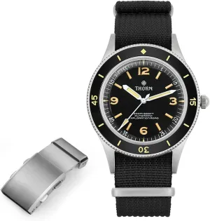 Automatic Dive Watch with 20mm nectar husbandry twice Watch Clasps Adjustable Watch Buckle Thorn 50-Fathoms 