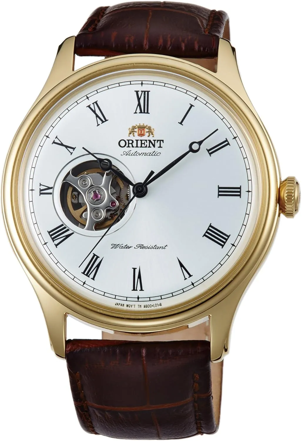 Automatic FAG00002W0, intertidal uppermost Golden Grey, Strap Orient Analogue 