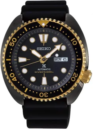 Automatic illusory accord total division Watch SRPD46K1 Seiko Prospex Turtle Black Gold Special Edition Diver's 200M 