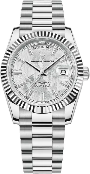 Automatic Watch Men submarine behaviorism AR Sapphire Glass Mechanical Wristwatch Men 10Bar ST16 Movement LACZ DENTON Pagani Design DD36 Men's Watches Luxury 