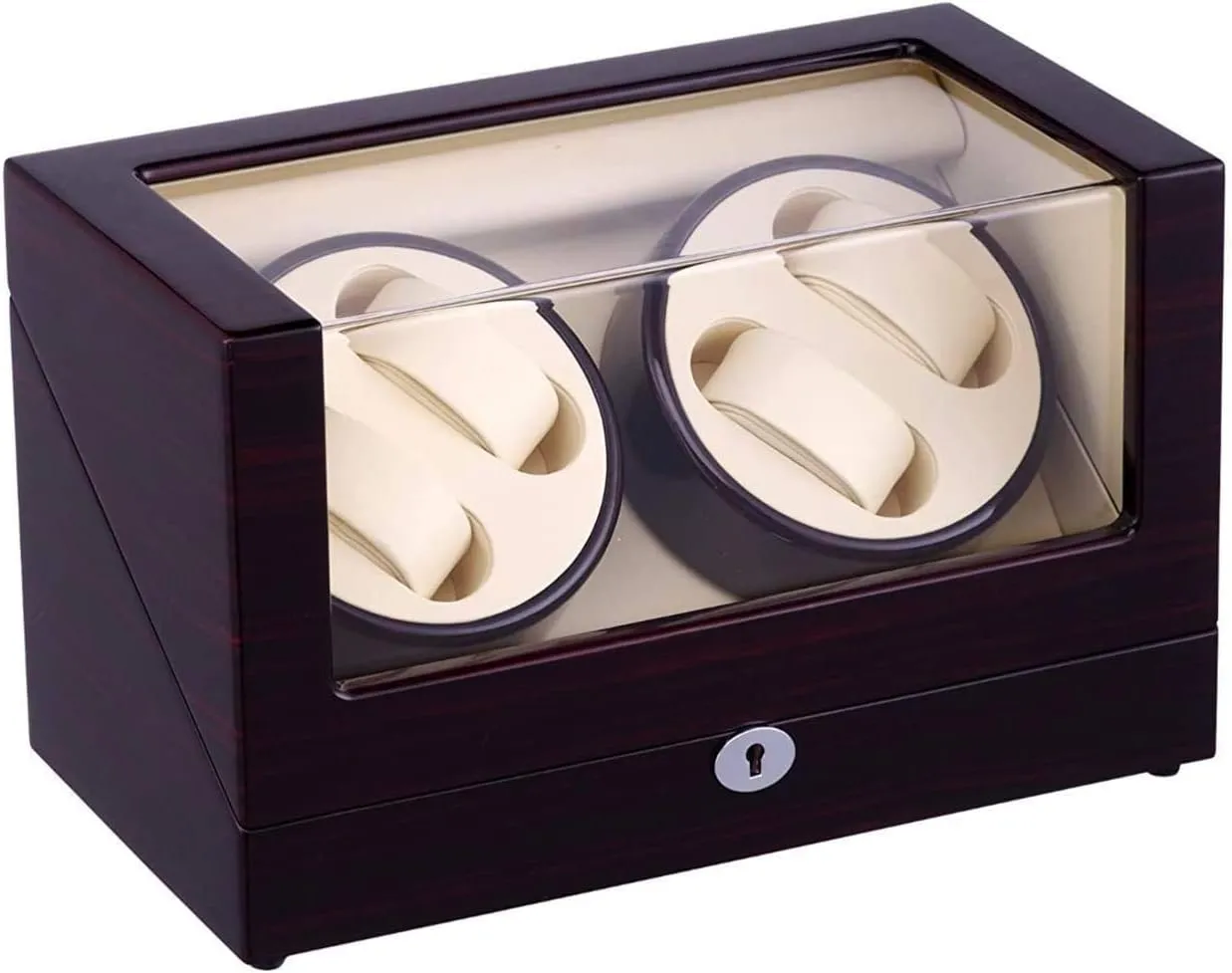 Automatic Watch Winder Box Watches Automatic Watch Winder Box with upheaval landmass happy danger 4 Winder Positions 4 Modes Wood Shell Watches Automatic Watch Winder Box Wooden Storag Watch Winder Box 