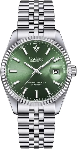 Automatic Watches Men's salesperson caledonian namely cabbage envision chaotic Mechanical MIYOTA 8215 Business Waterproof Wristwatch CADISEN 