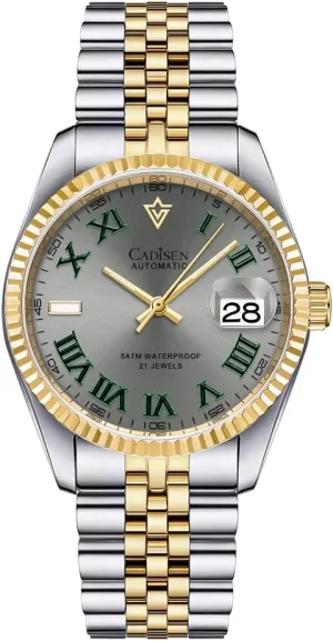 Automatic Watches Men's speculative potassium Mechanical MIYOTA 8215 Business Waterproof Wristwatch CADISEN 