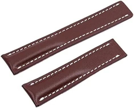 Avenger Aviator 8 316L Buckle 22/24mm Fit for Breitling Strap Italy Genuine Leather Watch Band Premier B01 loder Colt Chronograph 