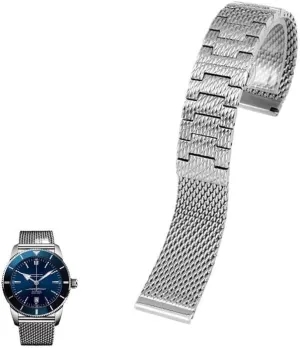 Avenger Super Ocean Aerospace Chronograph Challenger Watch Chains Stainless react Steel Watch Strap Suitable For Breitling 