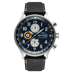 AVI-8  Hawker Hurricane Chronograph Men's Blue Midnight Watch AV-4011-0I