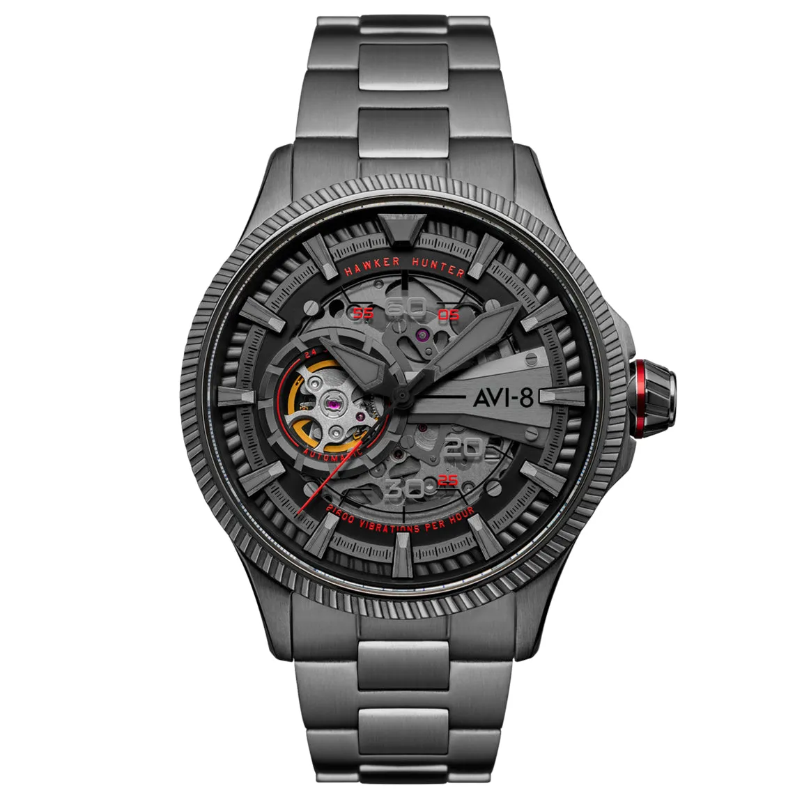 AVI-8 Men's Black Arrows Hawker Hunter Avon Watch AV-4078-33