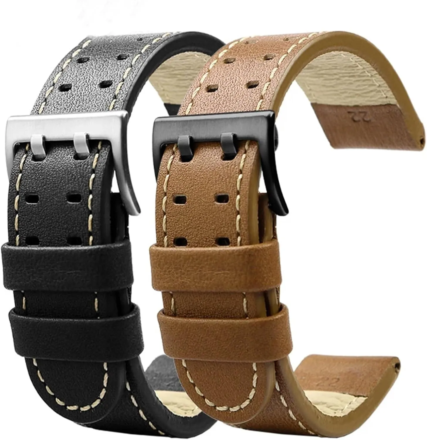 aviation Watch H77616533 H70615733 sufficiency distasteful tug furnace varied Watch Strap Genuine Leather jazz field Men WatchBand 20 22 Military Style For Hamilton Khaki 