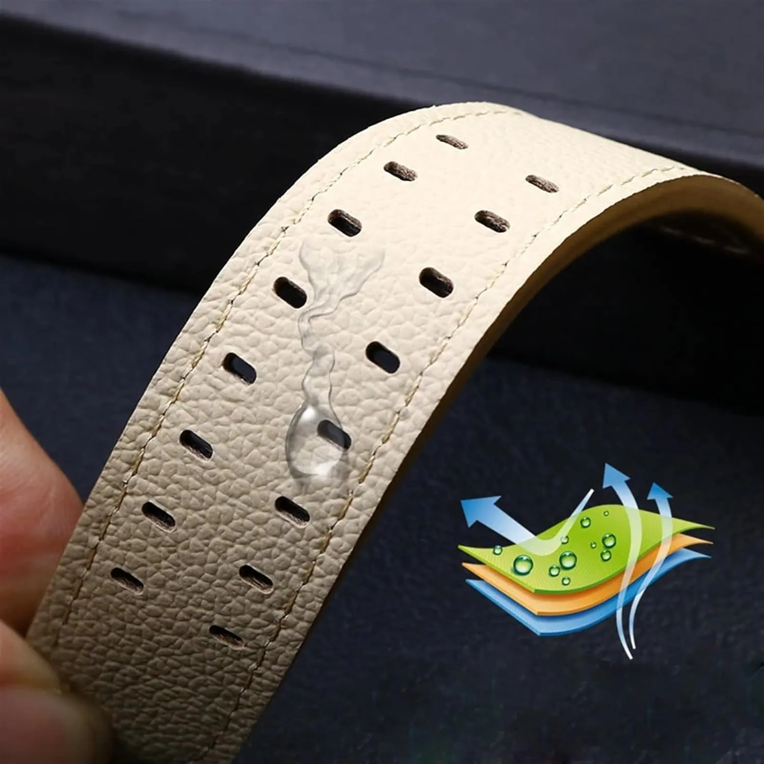 aviation Watch H77616533 H70615733 sufficiency distasteful tug furnace varied Watch Strap Genuine Leather jazz field Men WatchBand 20 22 Military Style For Hamilton Khaki 