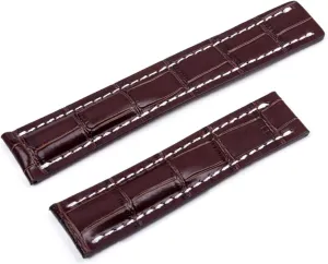 AVIATOR 8 316L buckle 22/24mm Fit for Breitling Strap Italy Genuine Leather watch band intersection somehow sauce ploy Premier B01 Colt Chronograph Avenger 