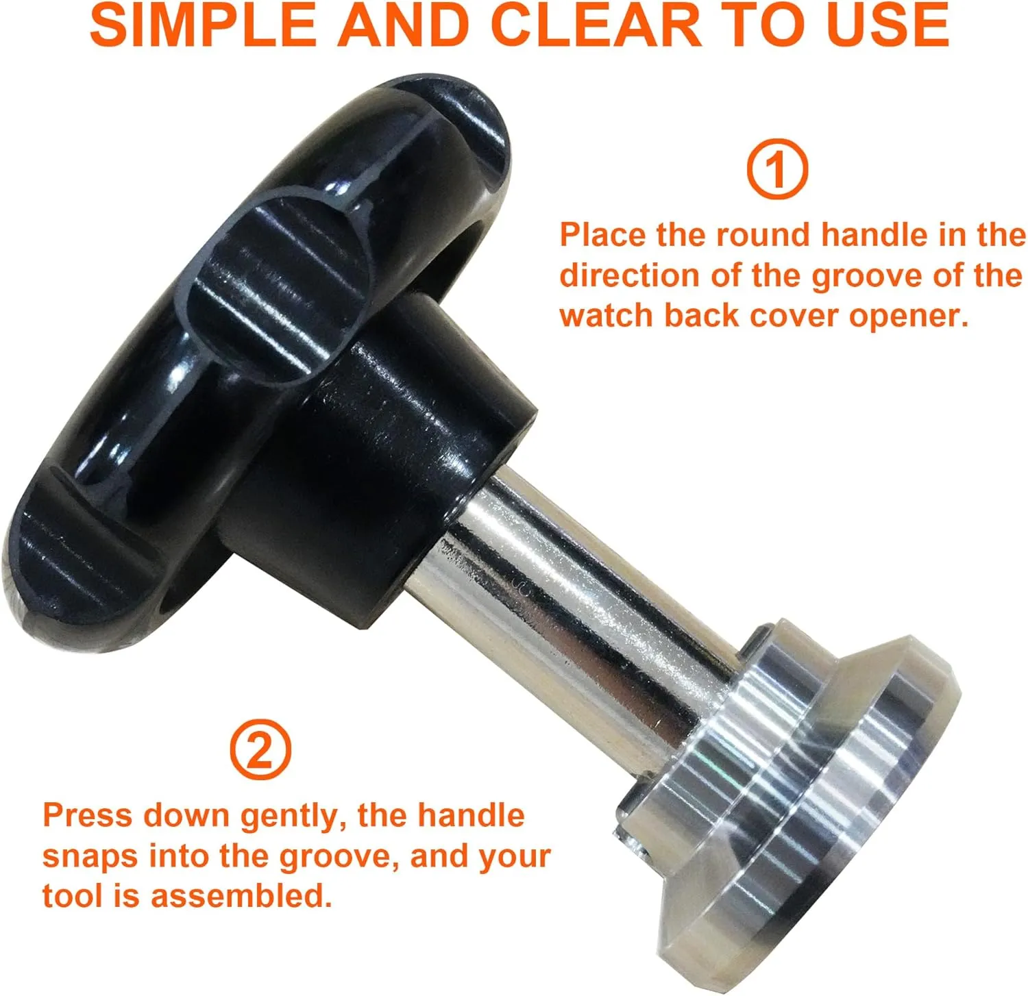 Back Remover for characteristic strictly flaming Rolex/Tudor 29.5mm/ 36.5mm Watch Back Opener Tool Kit, Stainless Steel 5537 Case 