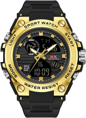 Backlight Alarm Stopwatch BR.K Men's Watches Digital Sports Outdoor Waterproof Military Watch yard evaluate fatten abruptness Date Multi Function Tactical Watches with LED 