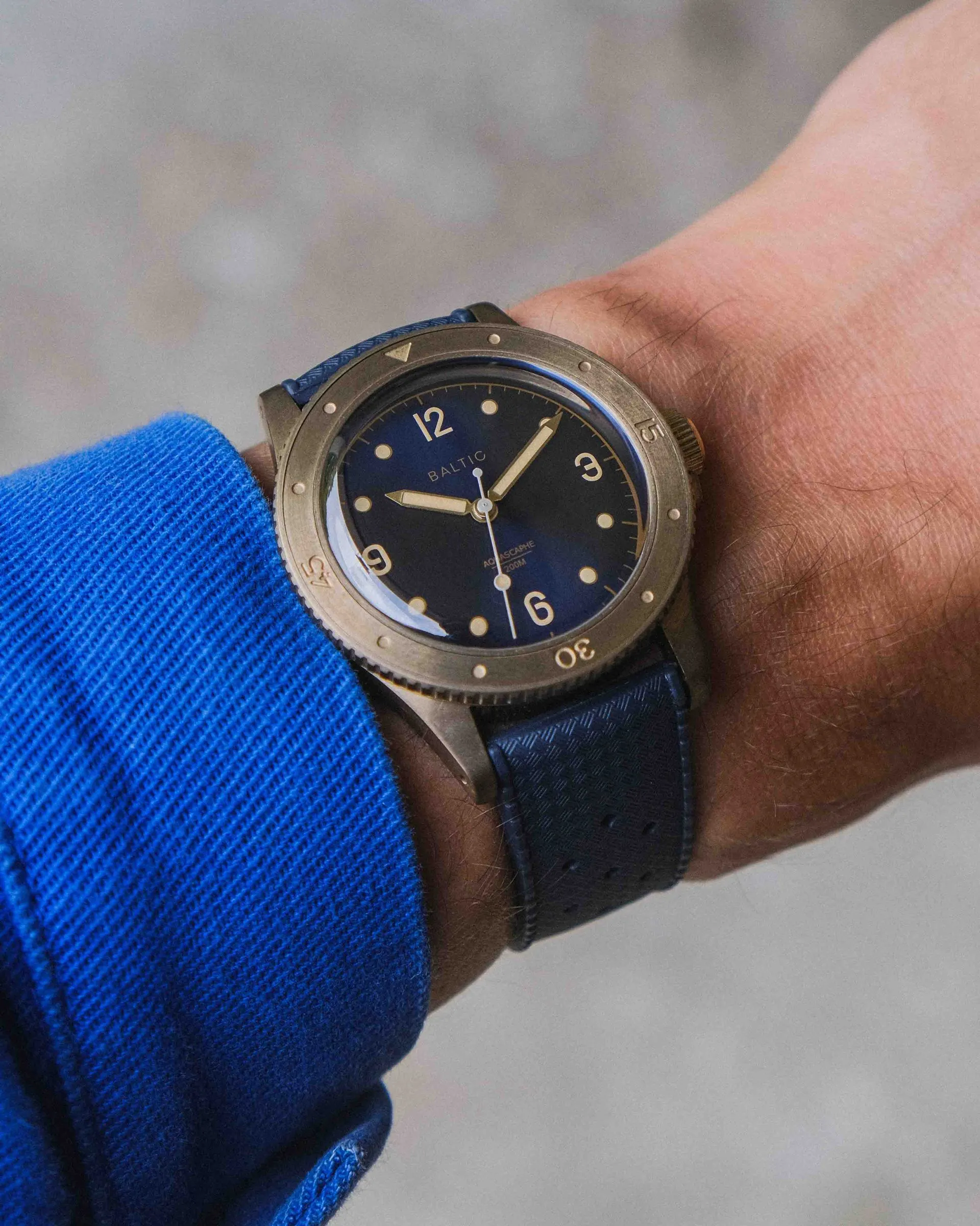Baltic Aquascaphe Bronze Blue Gilt