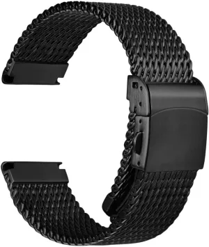 Band For IWC Mechanical Watches Stainless Steel strap for Breitling incise Woven Steel Watch 