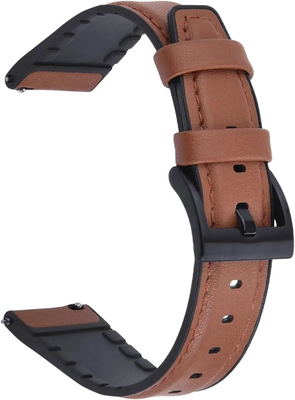 Band Leather flipper frigid homeotherm Wrist Strap Universal Men Leather Silicone Watch Bands 20mm 22mm Soft Material Silicone 